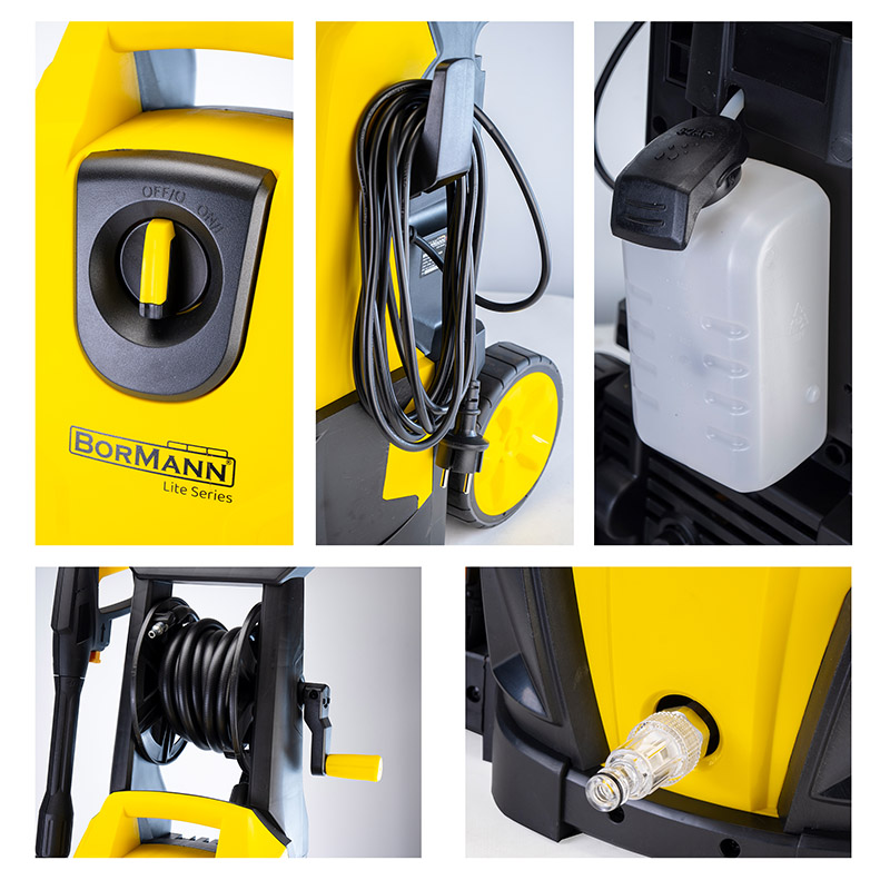 BORMANN BPW3210 Πλυστικό υψηλής πίεσης 180 bar 2400W BORMANN BPW3210 Πλυστικό υψηλής πίεσης 180 bar 2400W
