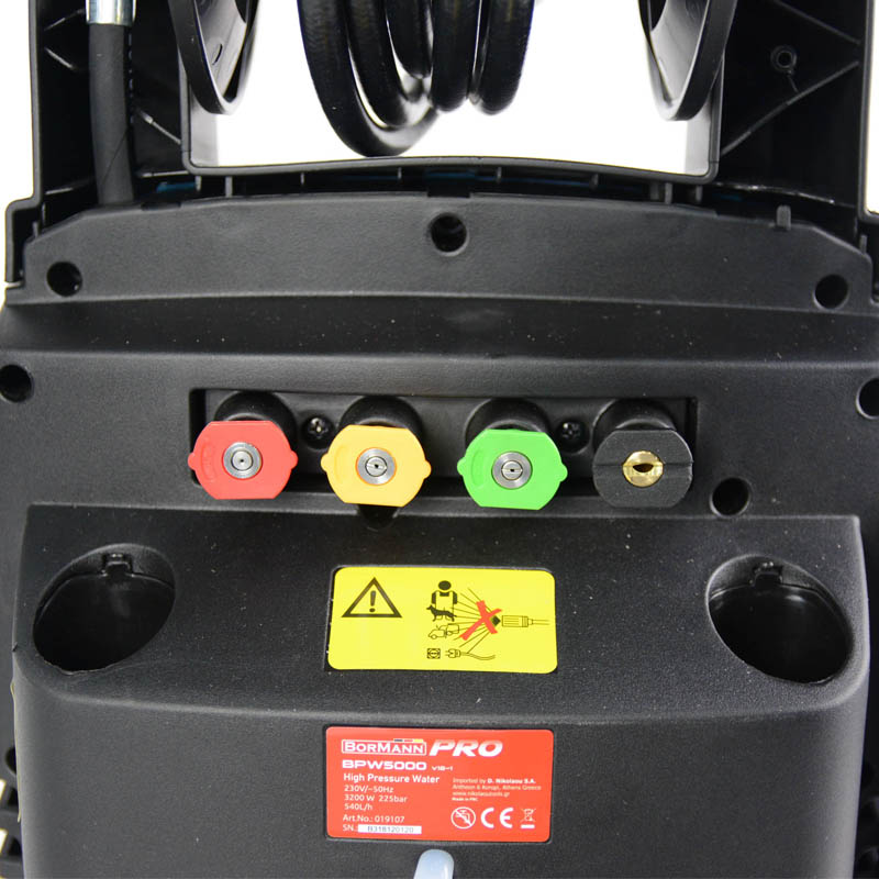 BORMANN BPW5000 Πλυστικό υψηλής πίεσης 165bar 2100W BORMANN BPW5000 Πλυστικό υψηλής πίεσης 165bar 2100W