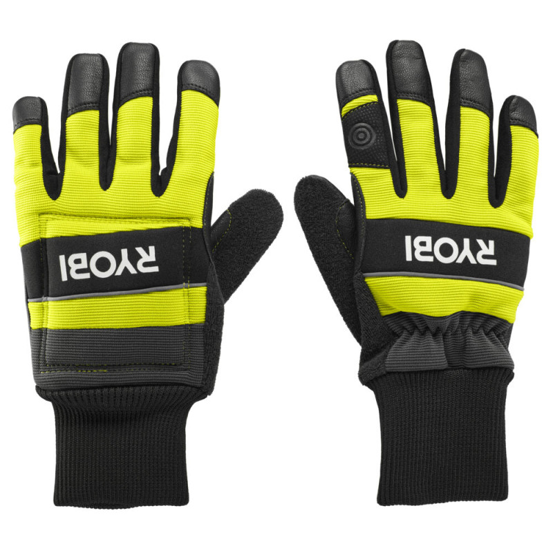 RYOBI RAC258L Αδιάβροχα γάντια για χρήση αλυσοπρίονου - Μέγεθος: Large