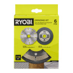 RYOBI RAK6AGD115 Δίσκοι κοπής 115 mm (Σετ 6 τεμαχίων)