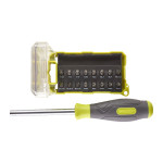 RYOBI RSD17PCS Κατσαβίδι με σετ μύτες 16 τεμαχίων