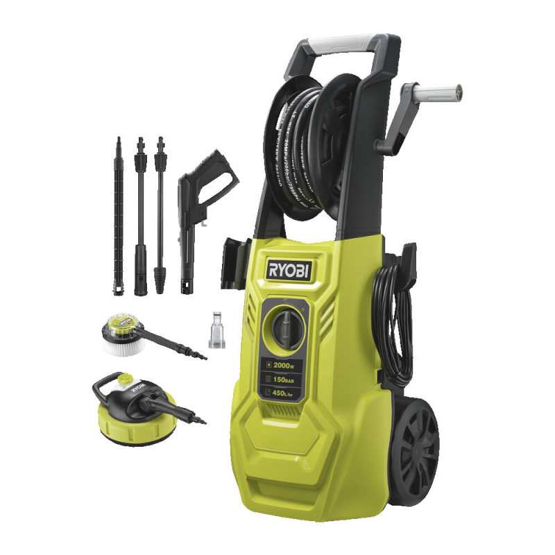 RYOBI RY150PWA Πλυστικό 150bar/2000W RYOBI RY150PWA Πλυστικό 150bar/2000W
