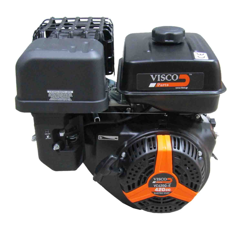 VISCO VC420V-E Βενζινοκινητήρας VISCO Με Κώνο & Φ.Αέρος 420cc -15.0 HP (Με Μίζα)