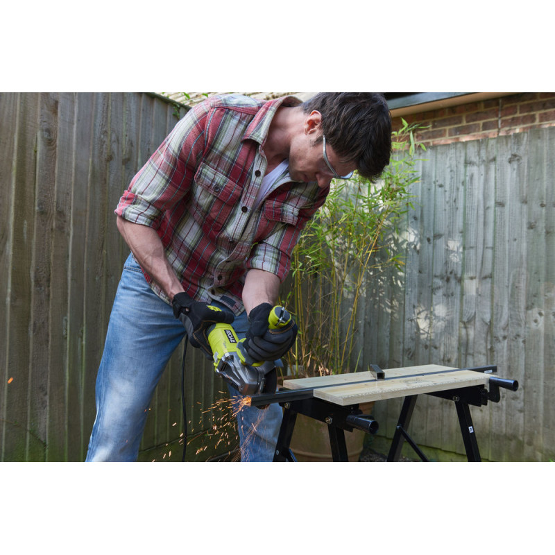 RYOBI RAG950-125S Γωνιακός τροχός (950Watt) ρεύματος 220V για δίσκο 125mm