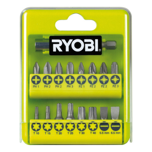 RYOBI RAK17SD Σετ μύτες 17 τεμαχίων 25mm