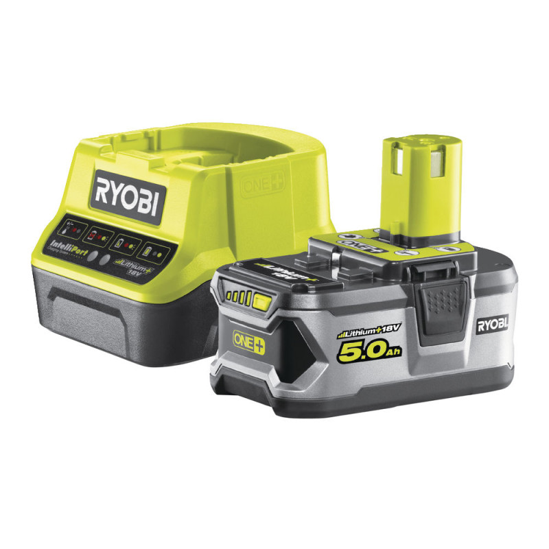 RYOBI RC18120-150 Σετ Φορτιστής (2.0Ah) & μπαταρία (5.0Ah) 18V ONE+™