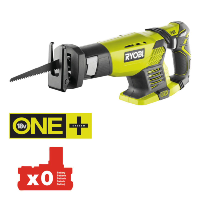 RYOBI RRS1801M Σπαθόσεγα μπαταρίας 18V ONE+™ με διαδρομή λεπίδας 22 mm